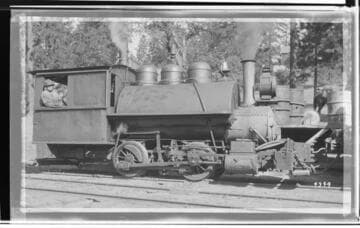 Switch Engine on S. J. & E. RR at Cascada