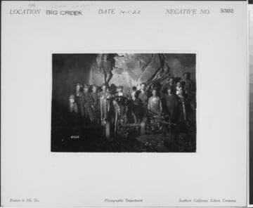 Big Creek, Florence Lake Dam - Heading of tunnel