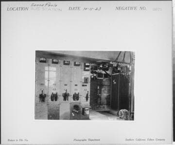Santa Paula Substation - Interior