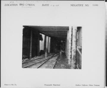 Big Creek, Florence Lake Dam - Tunnel #6, Adit #1