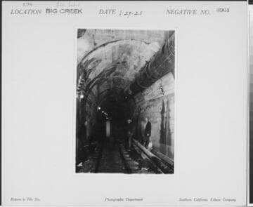 Big Creek, Florence Lake Dam - Tunnel #6, Adit #2, West