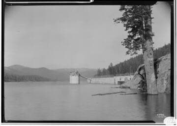 Big Creek Huntington Lake Dams - Huntington Lake