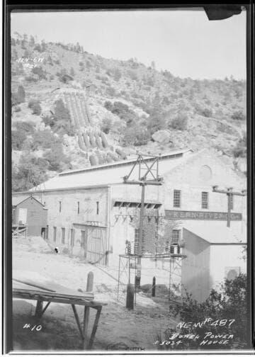 Borel powerhouse and penstocks