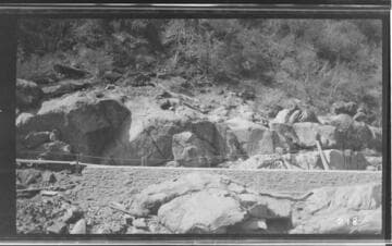 The Middle Fork headworks at Kaweah #3 Hydro Plant
