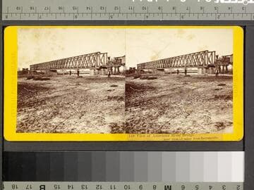 148. View of American River Bridge, near view — 3 miles from Sacramento