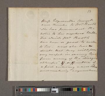 Edgeworth, Maria.  Letter to Jane Noble Booth