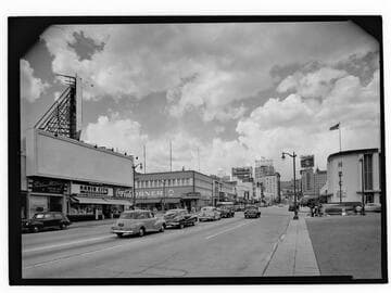 Vine Street at Sunset Blvd., Hollywood, California