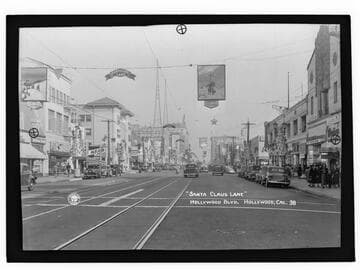 "Santa Claus Lane," Hollywood Blvd, Hollywood, Cal