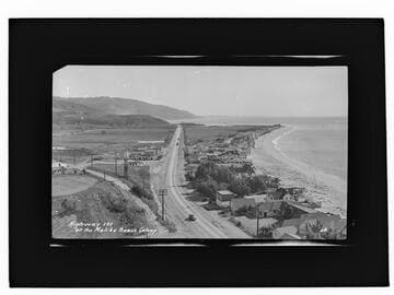 Highway 101 at the Malibu Beach Colony
