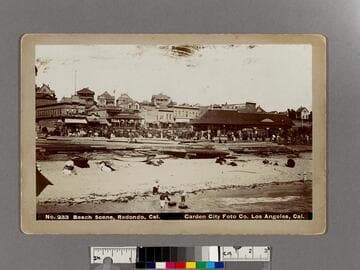 Beach Scene, Redondo Beach, Cal