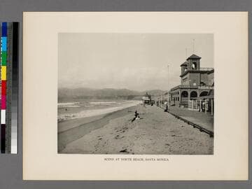 Scene at North Beach, Santa Monica