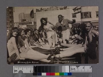 Bathing girl revue, Long Beach, Calif