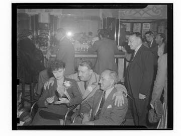 Customers in Melrose Tavern bar, Hollywood