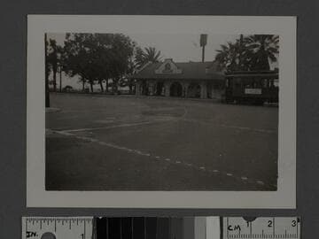Pacific Electric streetcar at Santa Monica