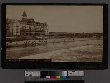Santa Monica, Beach of Hotel Arcadia