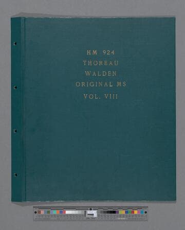 Walden; or, life in the woods, [1854], Vol. 8