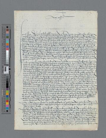 Gonzalo Pizarro letter to Francisco de Carvajal