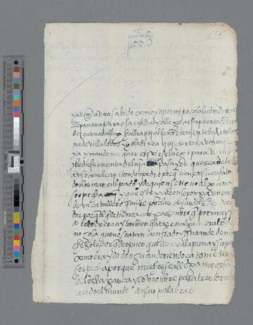 Baltasar de Escobedo letter to "Muy Magnífico Señor"