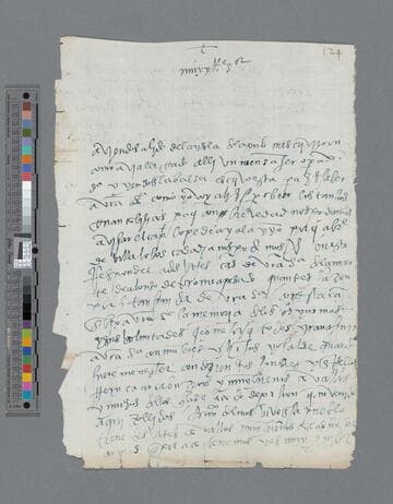 Manuel Estacio letter to Gonzalo Pizarro