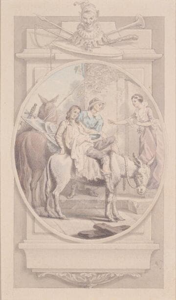 Illustration to "Don Quixote"