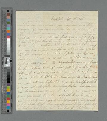 Alderson, E.  Letter to Catherine Carr