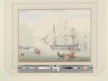 Three-Master in a Calm