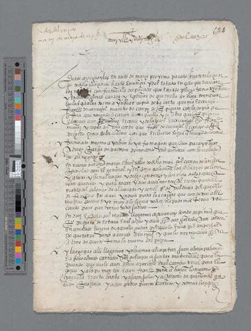 Pedro de la Gasca, Bishop, document to El Consejo de Indias