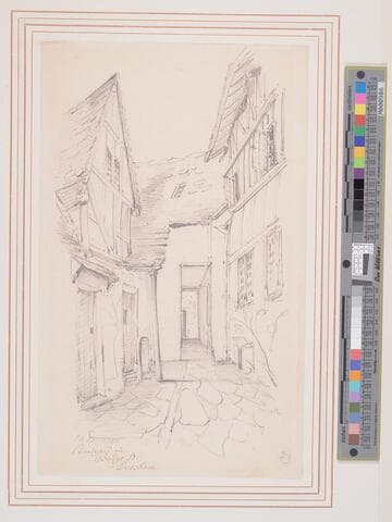 Courtyard in Bridge Street, Evesham