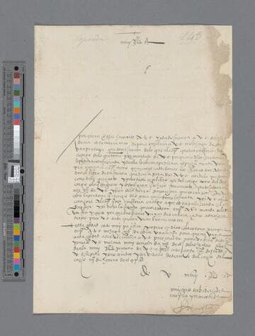 Tomás Vazquez letter to Gonzalo Pizarro