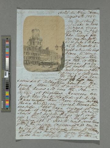 Carr, Elizabeth (Briggs). Letters to unidentified recipient