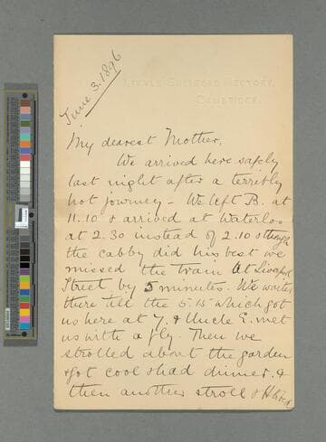 Haynes, Kate M.E. Carr. Letters to Elizabeth Briggs Carr