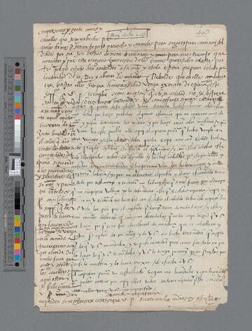 Alonso de Castro letter to Pedro de las Gasca, Bishop