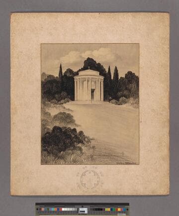 Pickford, Mary, mausoleum rendering