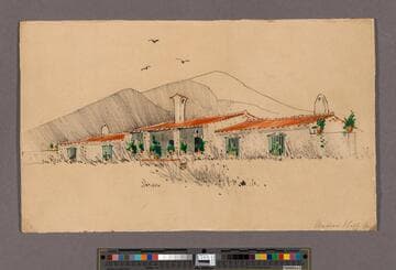 Fairbanks, Douglas, residence project (not built), "Rancho Zorro," Rancho Santa Fe