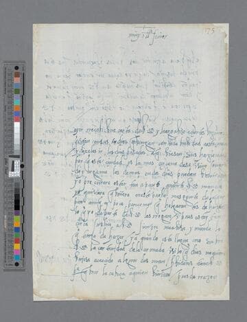 Juan de Saavedra letter to Gonzalo Pizarro