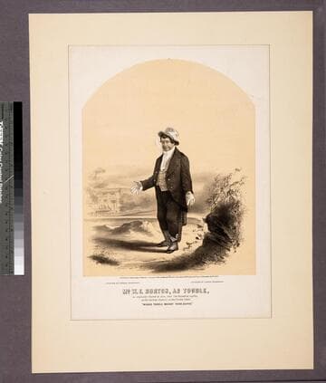 Mr. W. E. Burton, As Toodle, as originally played by him, over six hundred nights, at the various theatres in the United States