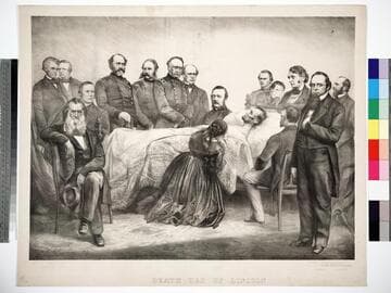 Death Bed of Lincoln