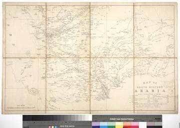 Map of South Western Arabia