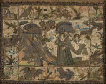 The meeting of King Solomon and the Queen of Sheba