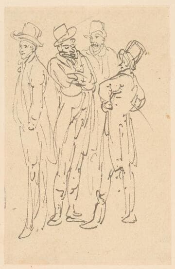 Four Men Standing