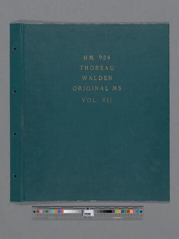 Walden; or, life in the woods, [1854], Vol. 7