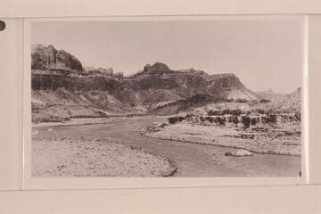 Looking upstream across 1st and 2nd rapids below Piute Canyon