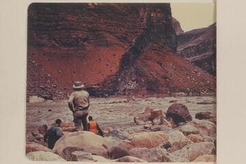 Hatch party sizing up Hance Rapid