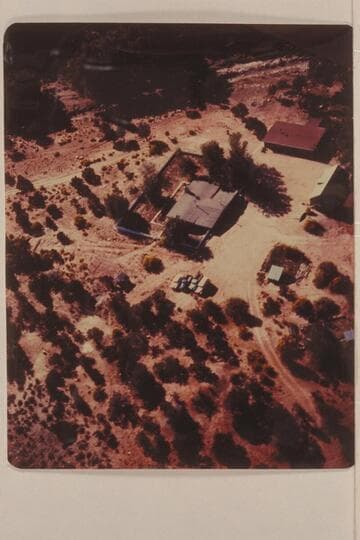 Navajo Mountain Trading Post from the air