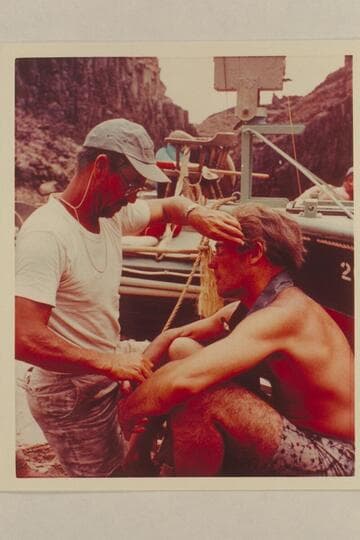 Frank LaRue transforms Garth Marston into one of the Powell crew.  Tapeats Creek