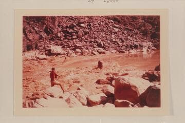 Buzz Belknap lining at 234 Mile Rapid