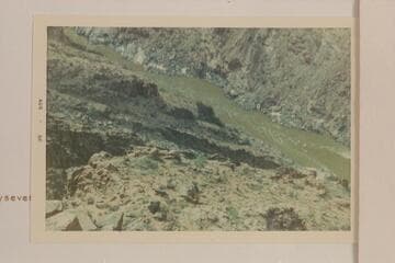 234 Mile Rapid and the lower part of the climbing route used by Ervin in 1931