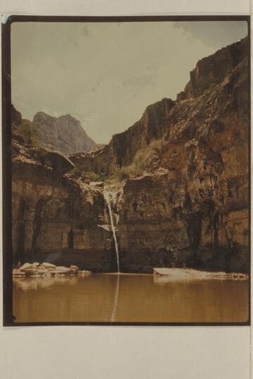 Emory [sic] Falls; lower end of Grand Canyon on Lake Mead