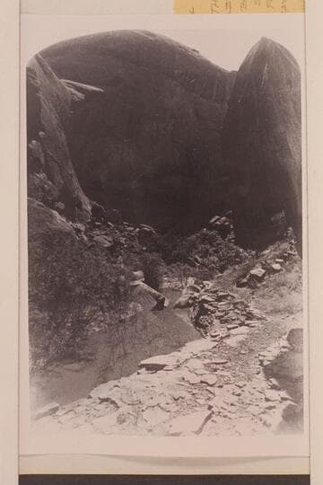 [print from half a stereo] "Views on the Colorado River," Glen Canon Series.  No. 173:  One of the Glens