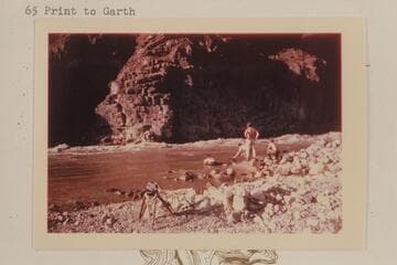 The Wilding crew photograph Garth in 217 Mile Rapid